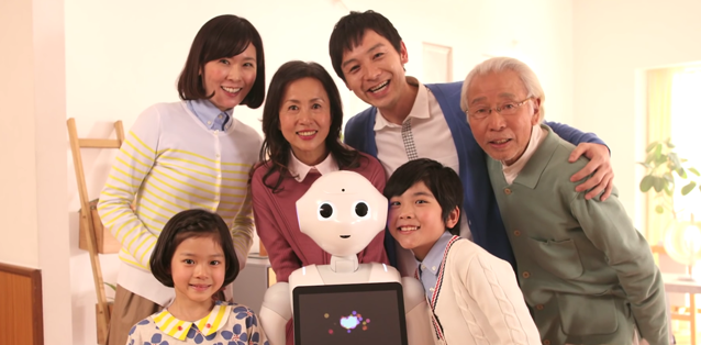 Pepper Robot MasterCard Pizza Hut Relation client