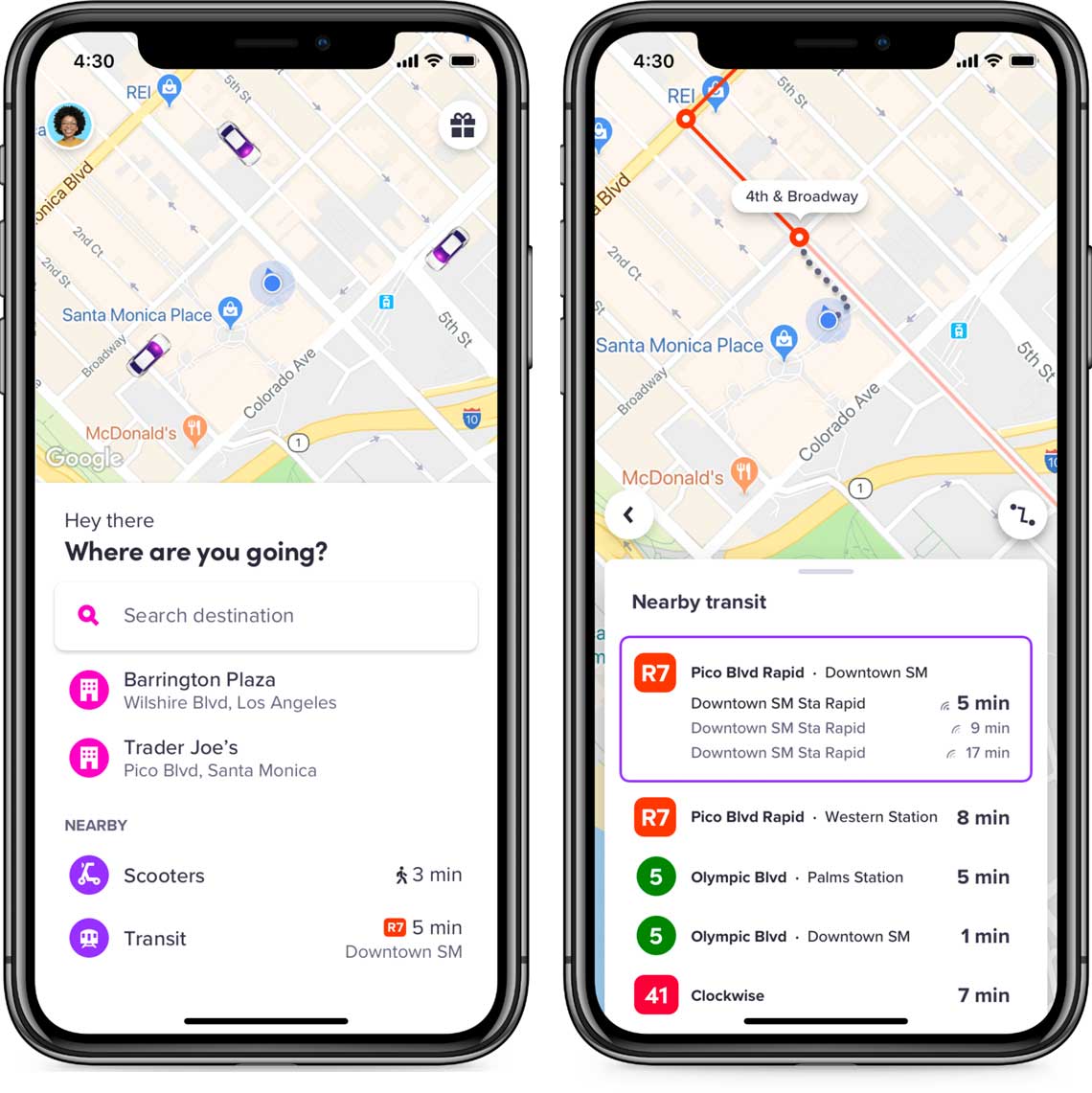 nearby-transit-lyft-app-santa-monica