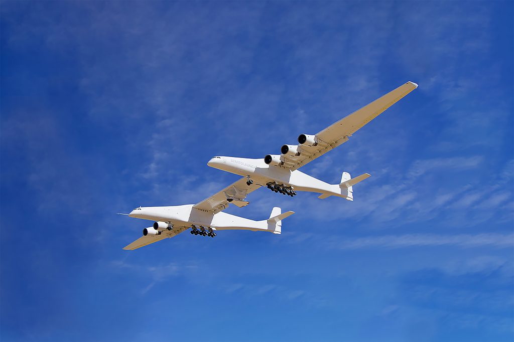L'avion roc, duquel a été largué la fusée Talon-A
