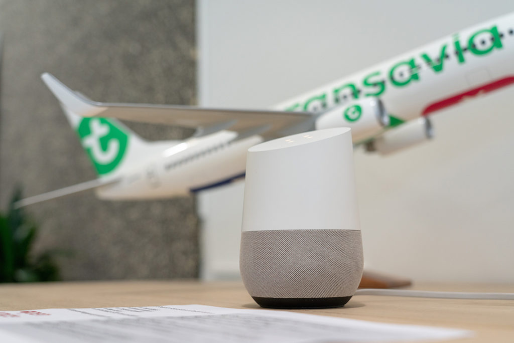 En se lançant sur Google Home Transavia-multiplie-les-points-de-contact-avec-le-voyageur