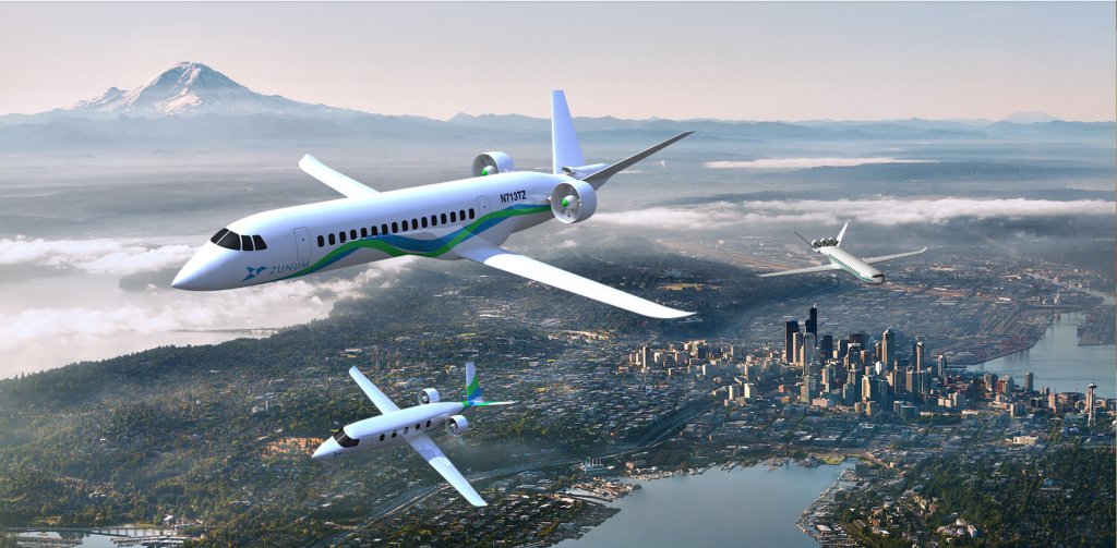 Zunum Aero_avion_100%_electrique_liaisons_regionales_americaines
