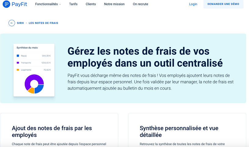 RH : la note de frais vue par Payfit