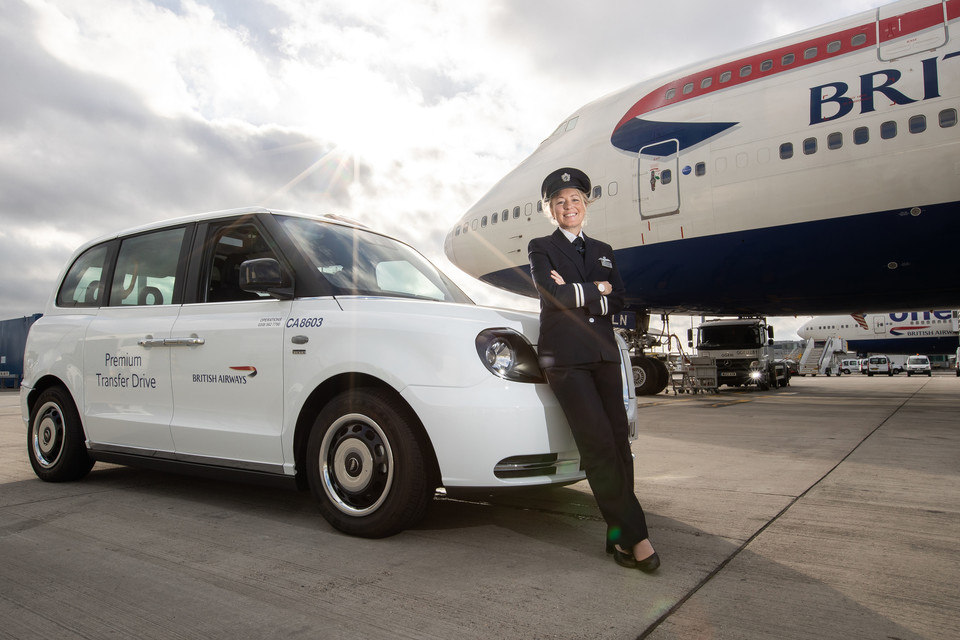 British Airways roule en taxi électrique British Airways roule en taxi électrique