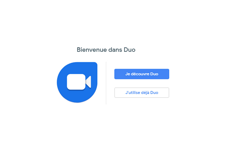 Google Duo disponible sur le web Google Duo disponible sur le web