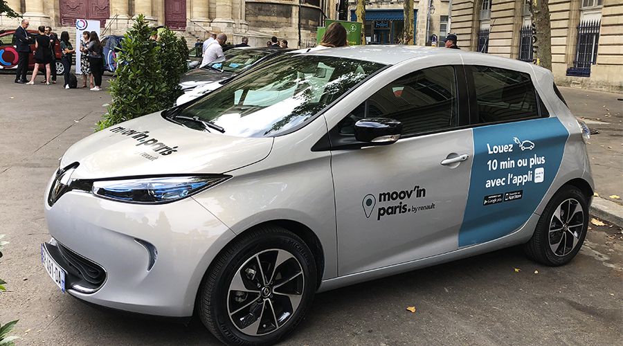 Moov'in, un nouveau service d'autopartage à Paris Moov'in, un nouveau service d'autopartage à Paris