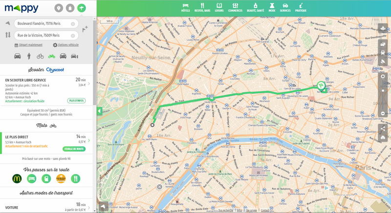Mappy roule aussi en deux roues Mappy roule aussi en deux roues
