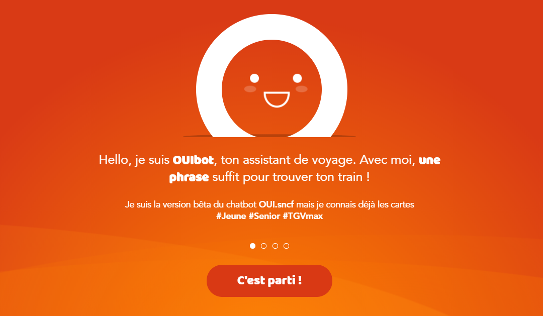 Réglez vos billets de train avec OUIbot Réglez vos billets de train avec OUIbot