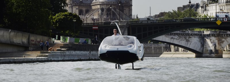 SeaBubbles, le taxi flottant du voyageur d'affaires