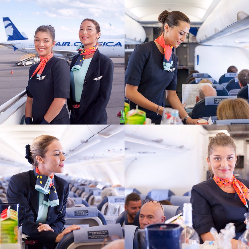 Un relooking pour les hôtesses d'Air Corsica Un relooking pour les hôtesses d'Air Corsica