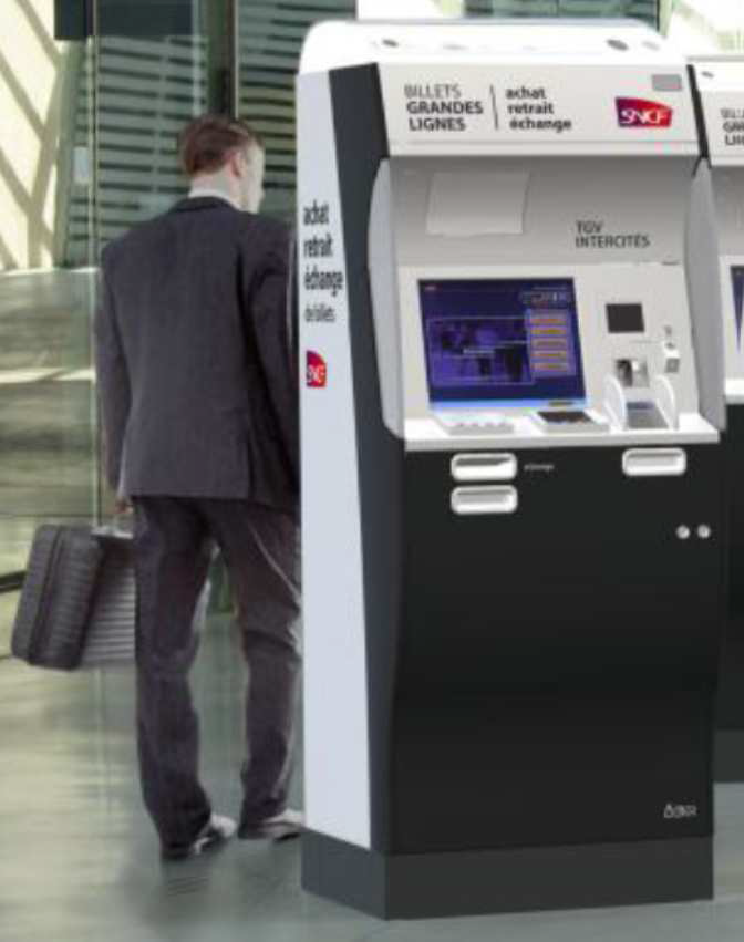 Exclusif: Les prochaines Bornes Libre Service de la SNCF seront blanches et moins nombreuses…