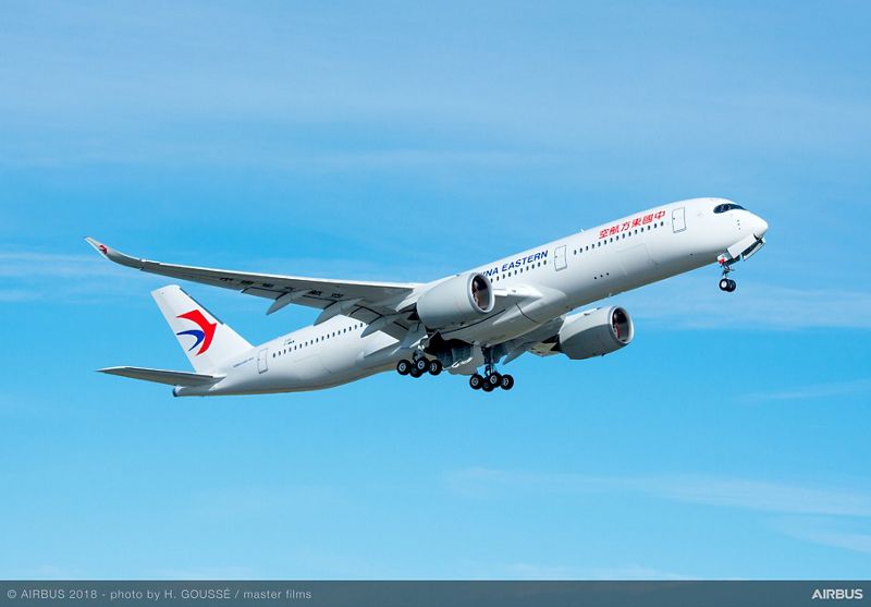 L'A350 de China Eastern va se poser à Amsterdam et Rome L'A350 de China Eastern va se poser à Amsterdam et Rome