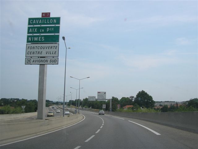 Autoroute A7: l'échangeur de Cavaillon fermé toutes les nuits de cette semaine
