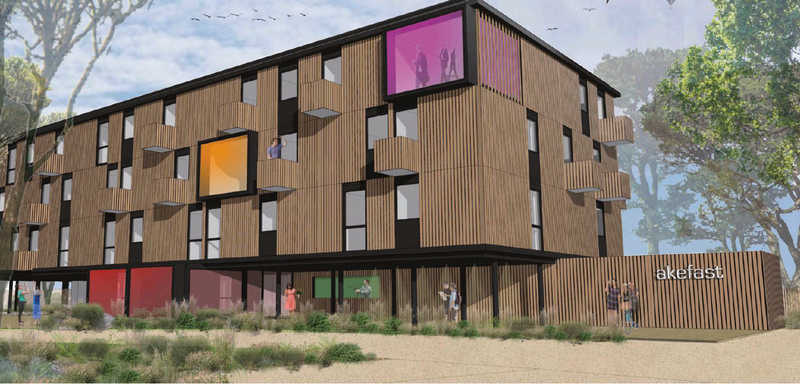 Akefast, un hôtel modulable inspiré du Mécano