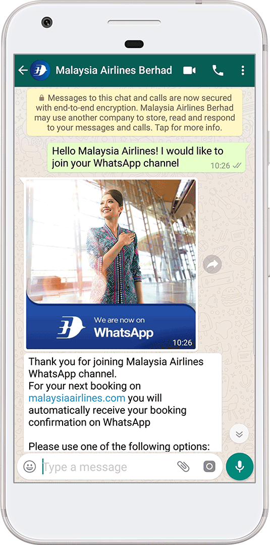 Malaysia est désormais sur WhatsApp Malaysia est désormais sur WhatsApp
