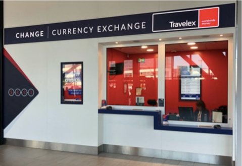 Un nouveau bureau Travelex a atterri à Lyon-Saint Exupéry