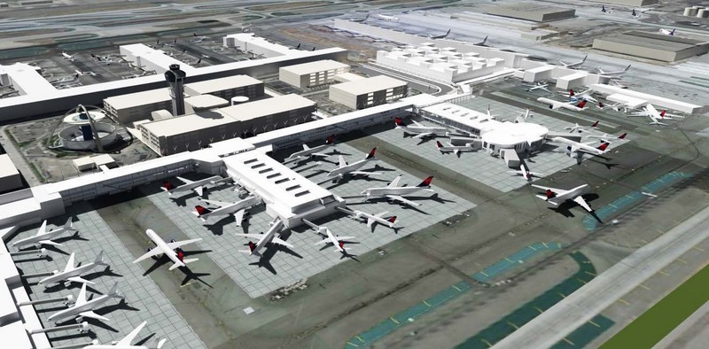 Los Angeles Airport : Delta va s'installer dans les T2 et T3 mais pas avant 2017 Los Angeles Airport : Delta va s'installer dans les T2 et T3 mais pas avant 2017
