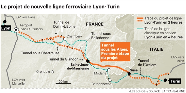 Lyon-Turin : début des travaux en janvier 2019