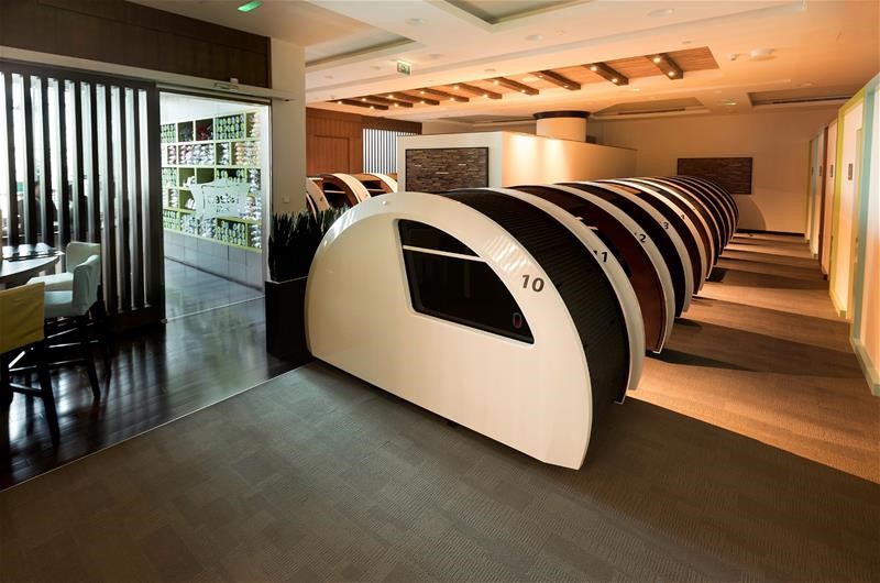 Des boites à dormir à Dubaï International Des boites à dormir à Dubaï International